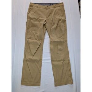 Columbia Mens Omni-Shield Hiking Cargo Pants Tan Khaki 36x32 Stretch